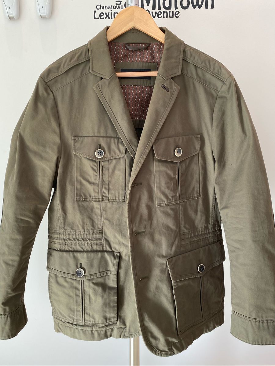 casaco verde musgo masculino