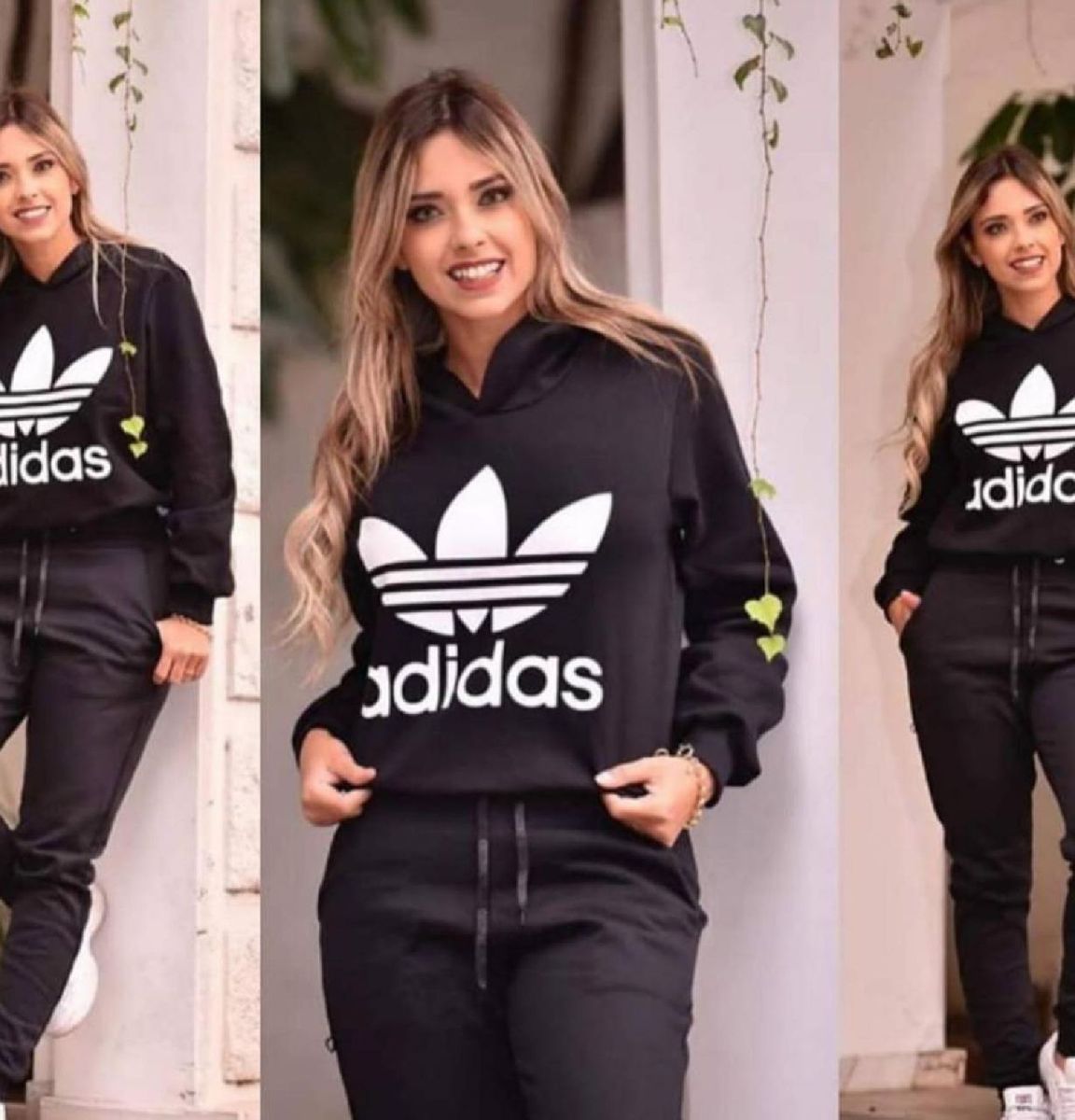 conjunto moletom adidas feminino mercado livre