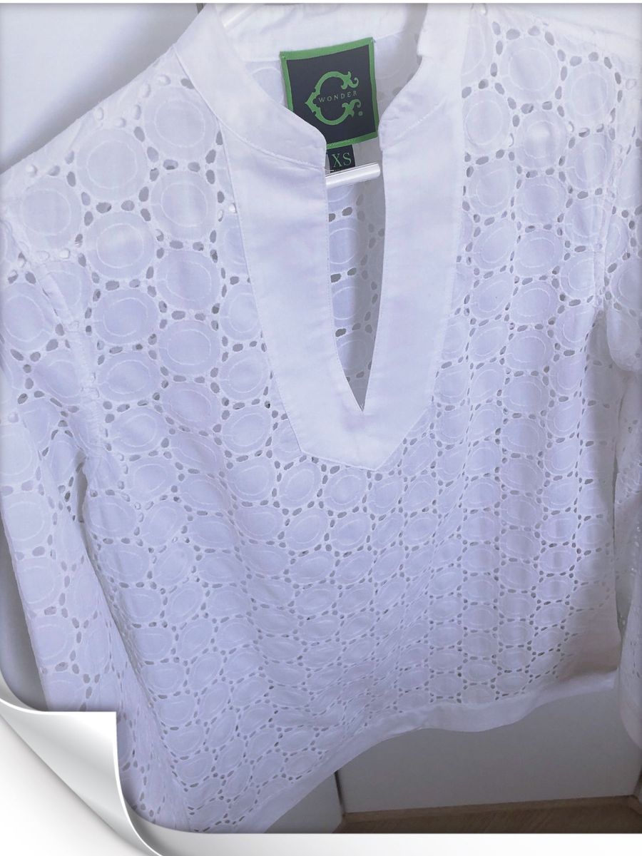 camisa de lese branca