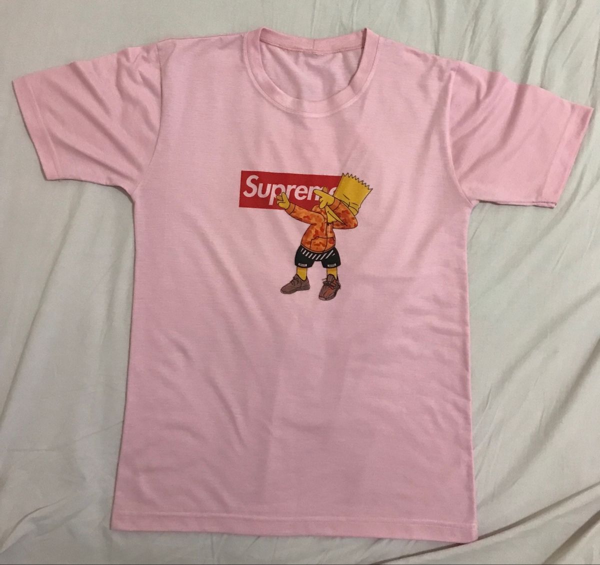 blusa de frio rosa masculina supreme