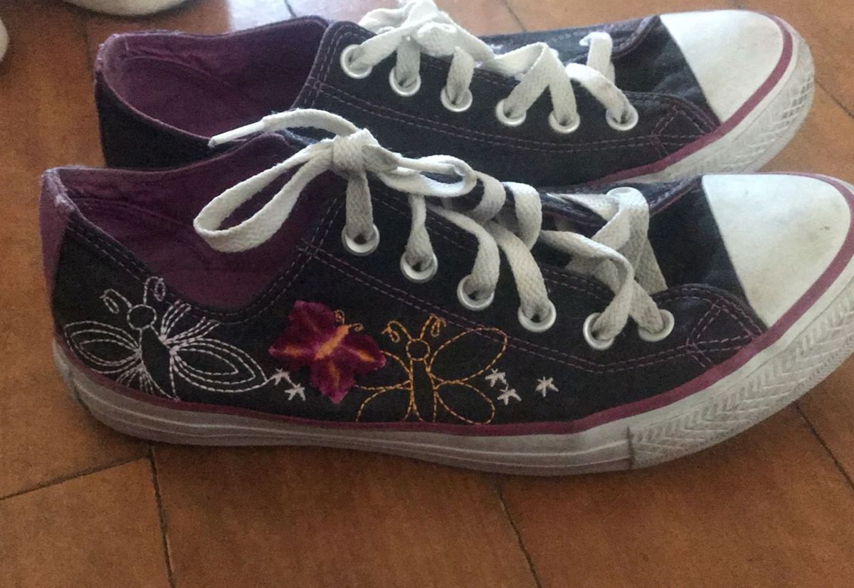 tenis all star decorado