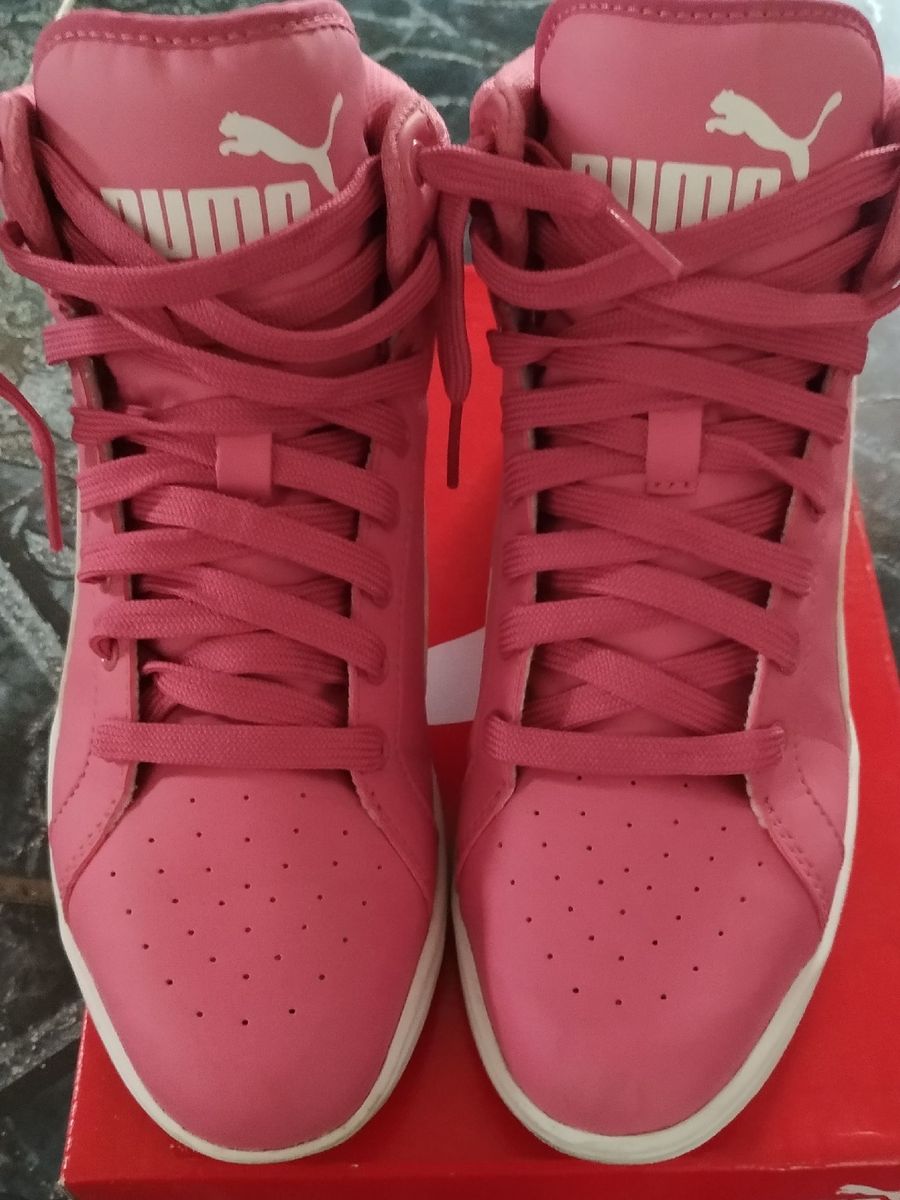 tenis puma soft foam rosa