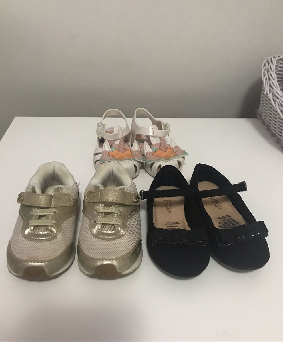 sapatilha melissa unicornio infantil
