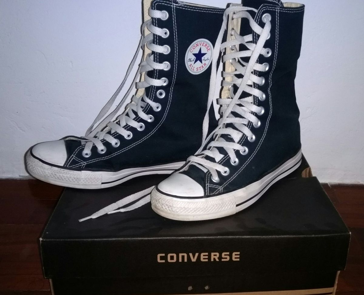 all star bota couro