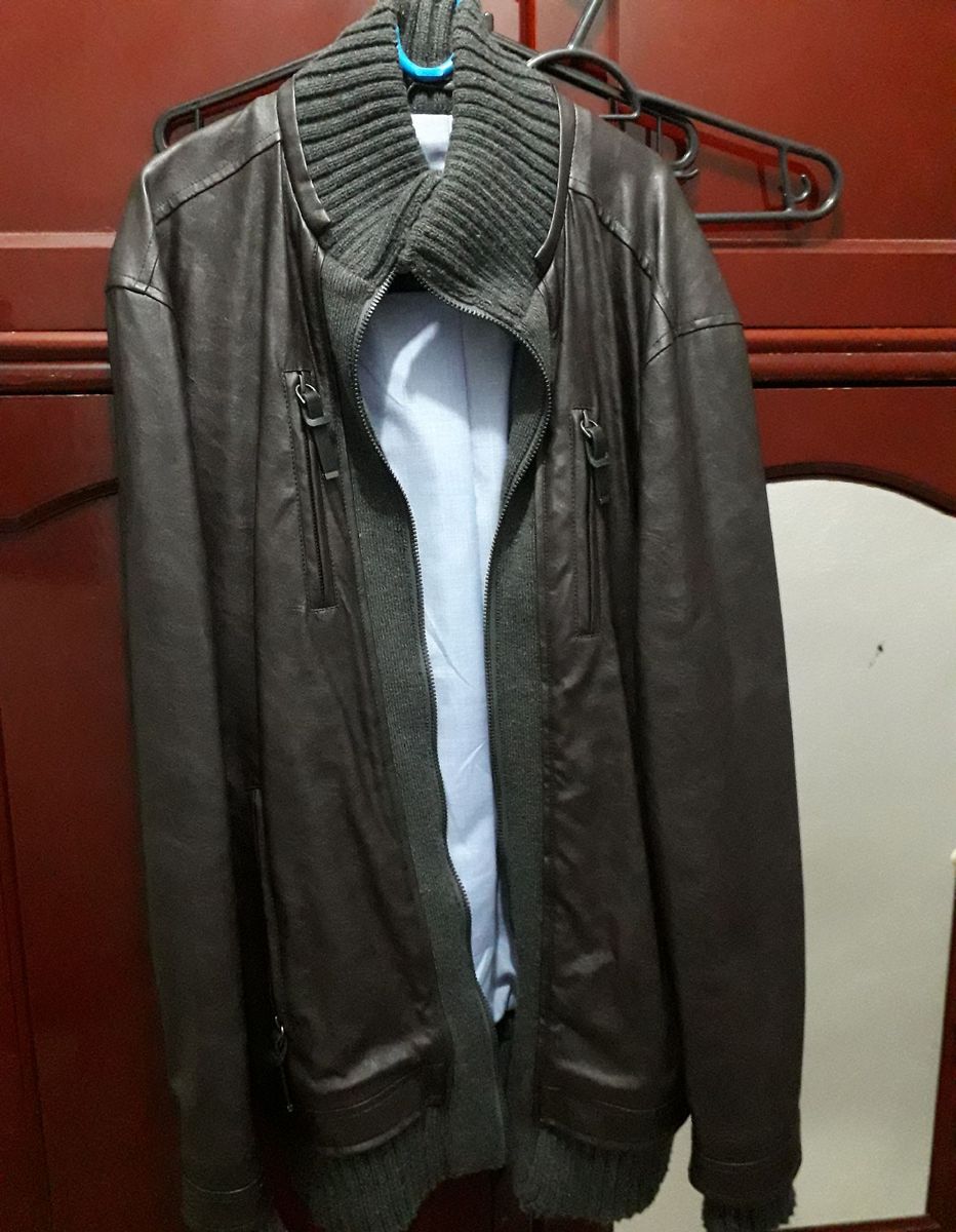 riachuelo jaqueta de couro masculina