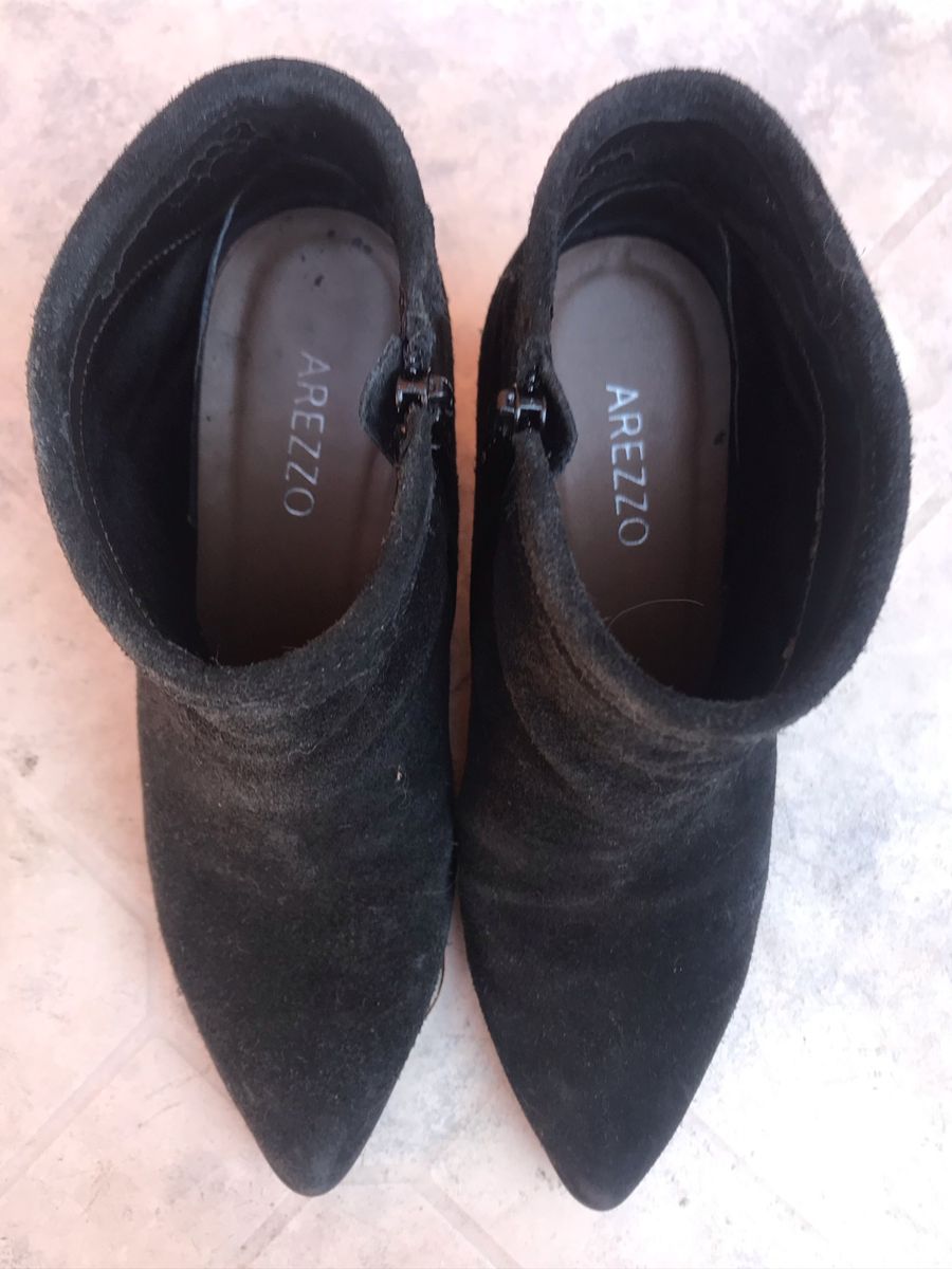 bota salto anabela arezzo