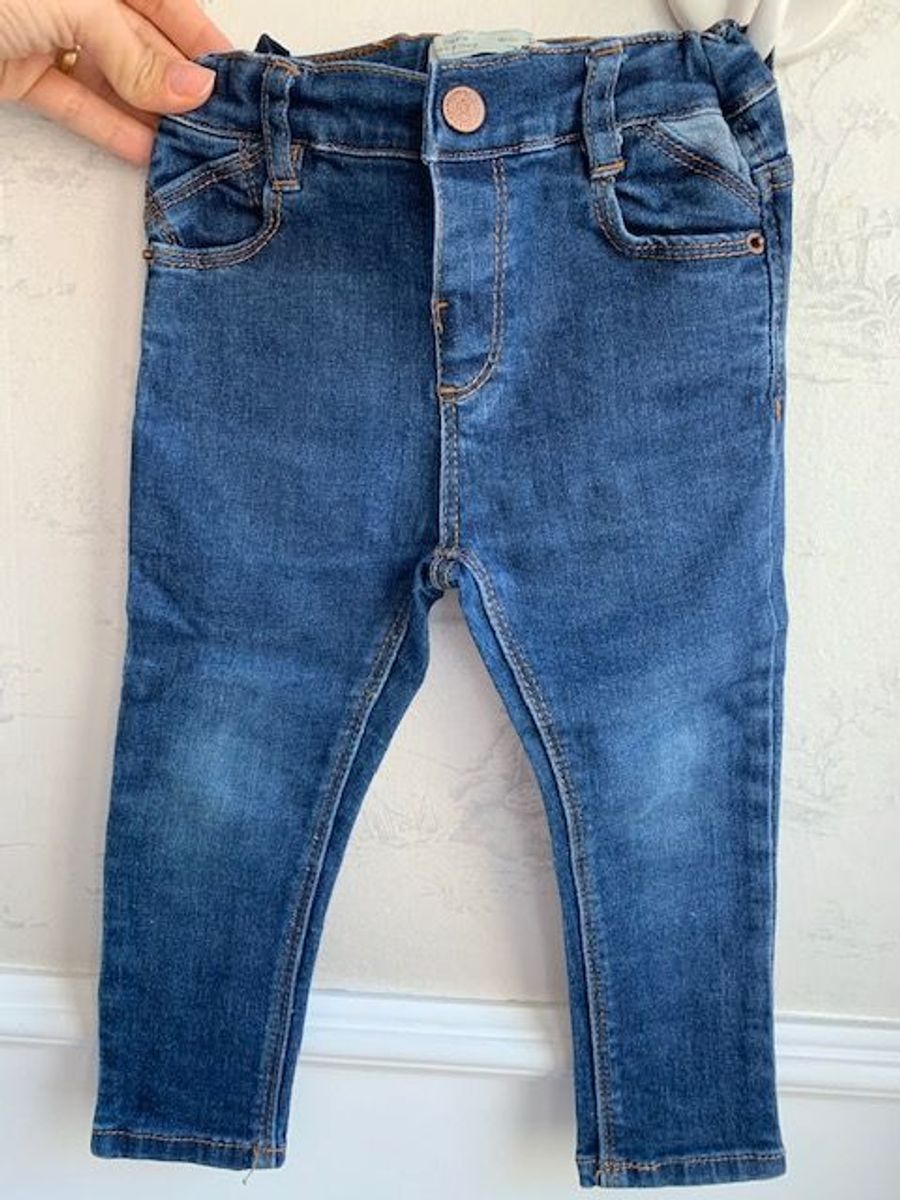 calça jeans zara baby