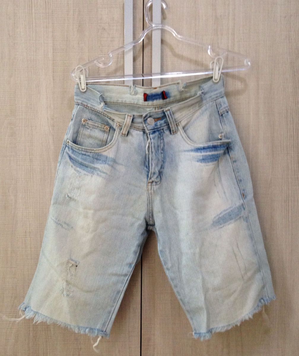 bermudas jeans customizadas