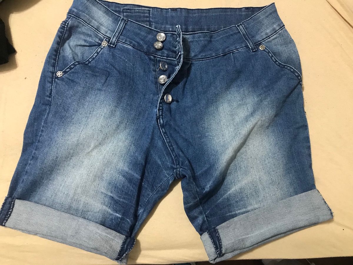 bermuda jeans saruel feminina