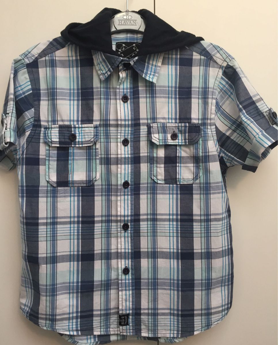 camisa xadrez havan