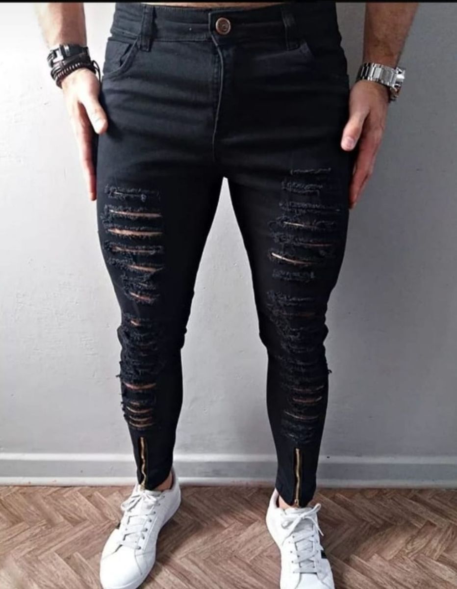 calça masculina meia canela