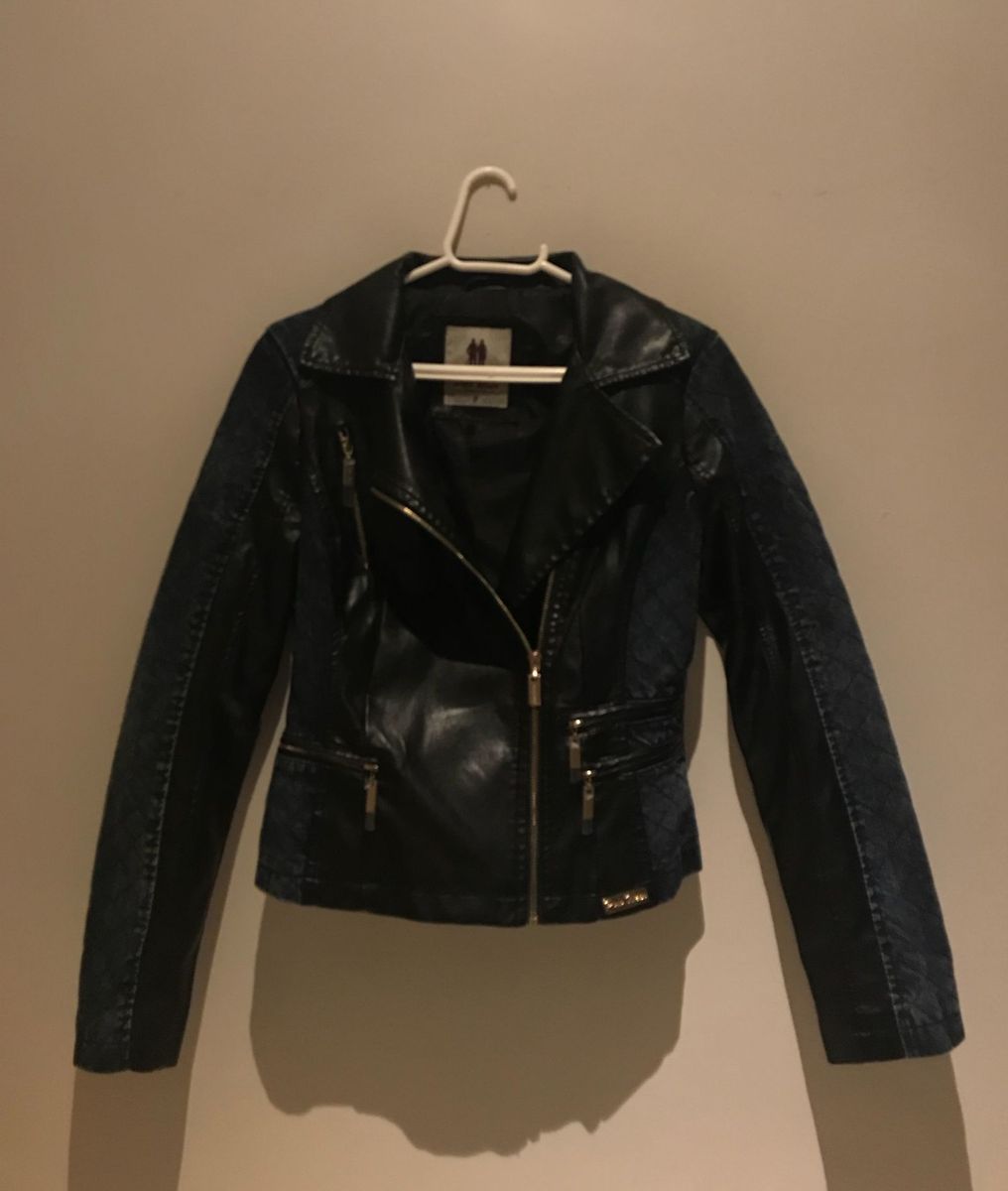 polo wear jaqueta couro