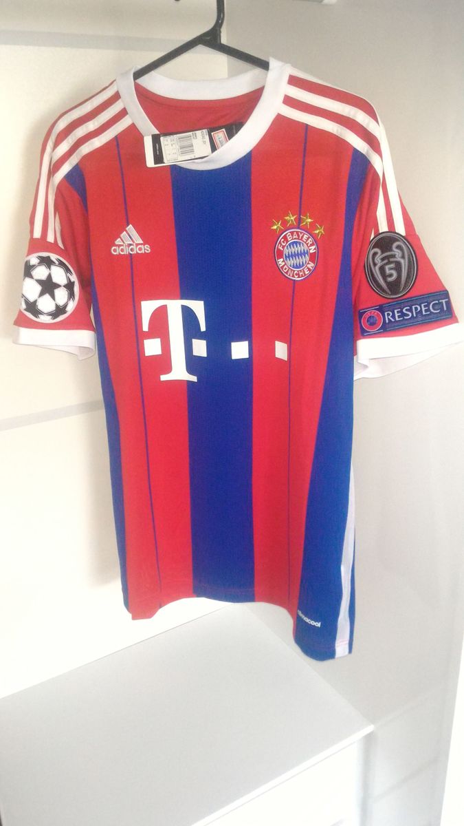 Camisa Do Bayern De Munique Azul E Vermelha Camiseta De Futebol Bayern Munchen Vermelha E Azul Camiseta Masculina Bayern De Munique Nunca Usado 19396247 Enjoei