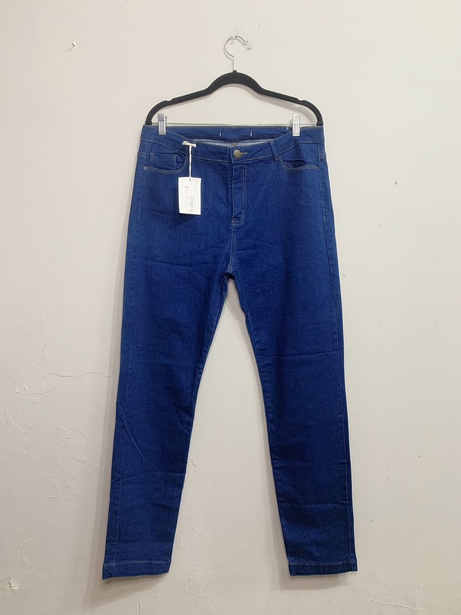 calça jeans cintura alta tamanho 48