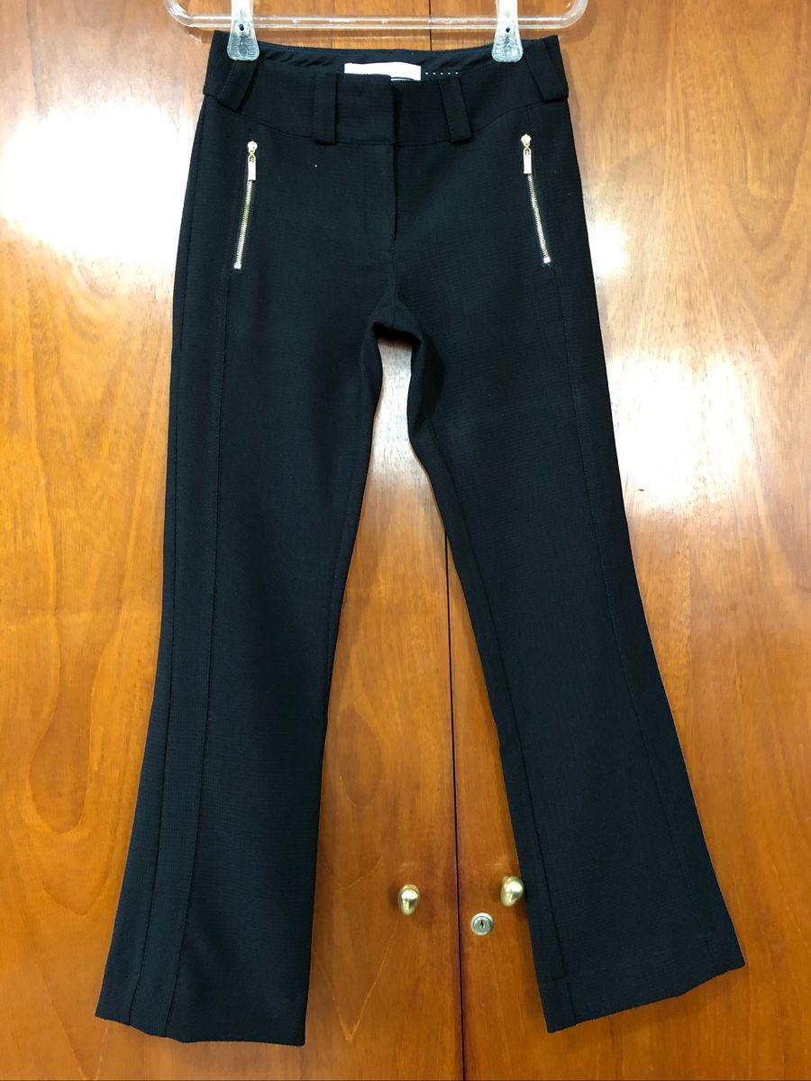 calça social feminina preta renner