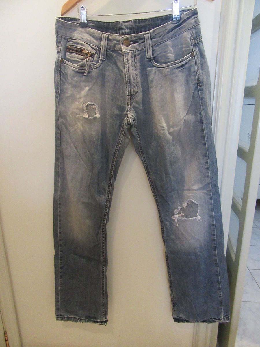 calça jeans masculina carmim