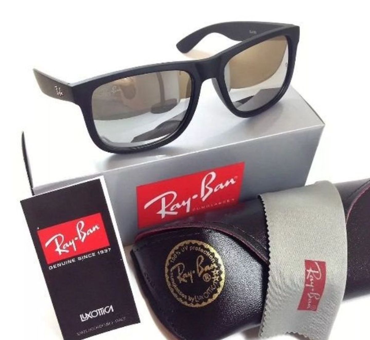 oculos masculino rb 4165 ray ban justin espelhado polarizado oculos masculino rb 4165 ray ban justin espelhado polarizado
