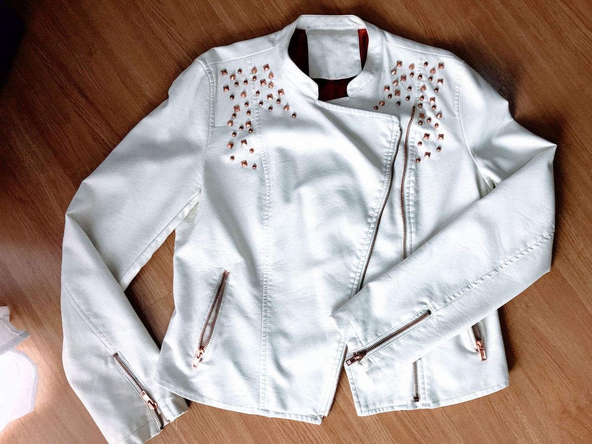 jaqueta branca renner