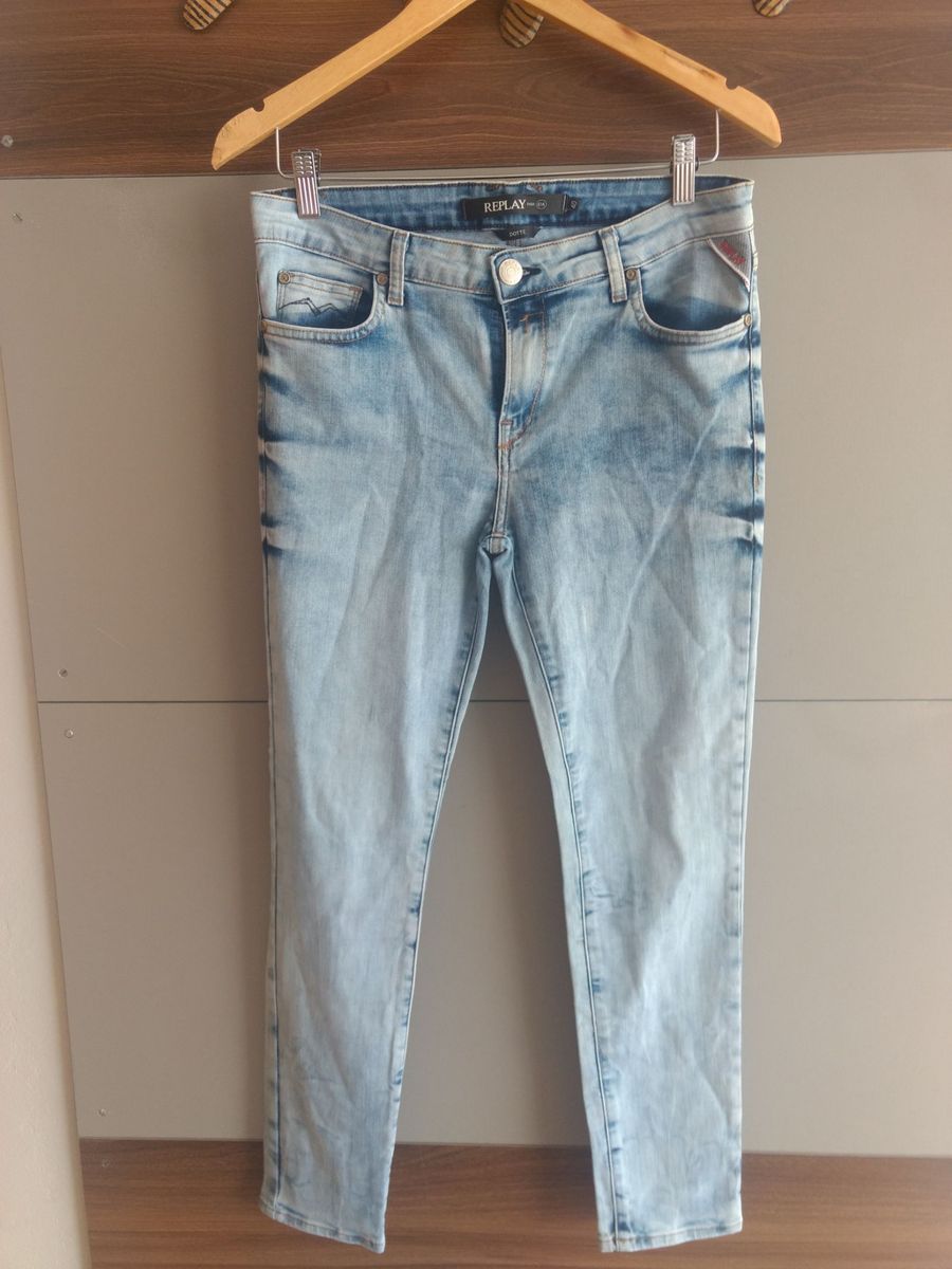 calça jeans replay feminina