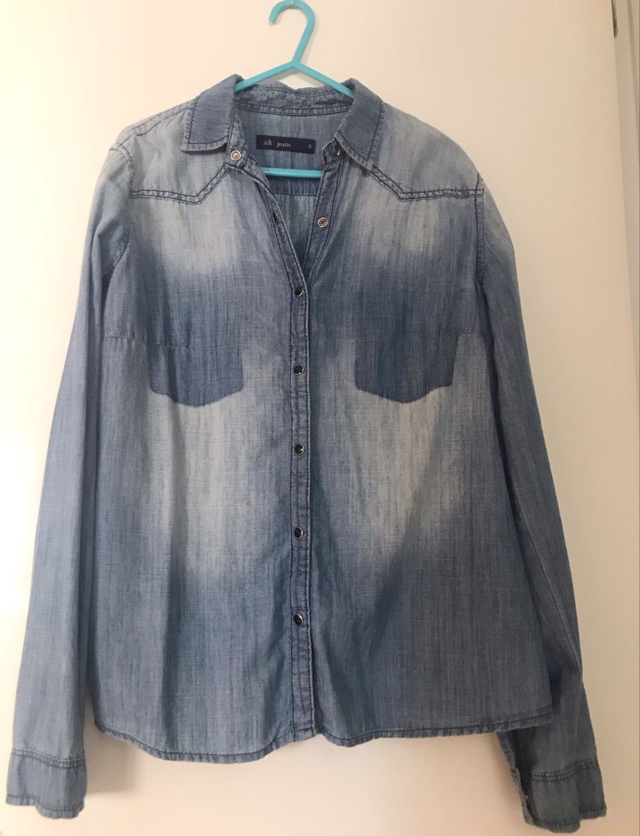 camisa jeans riachuelo feminina