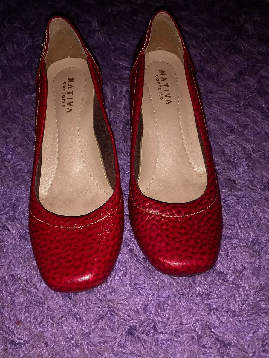 sapatos linha conforto