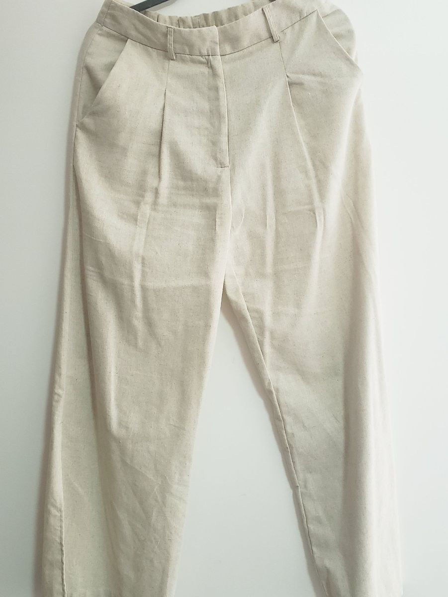 comprar calça de linho