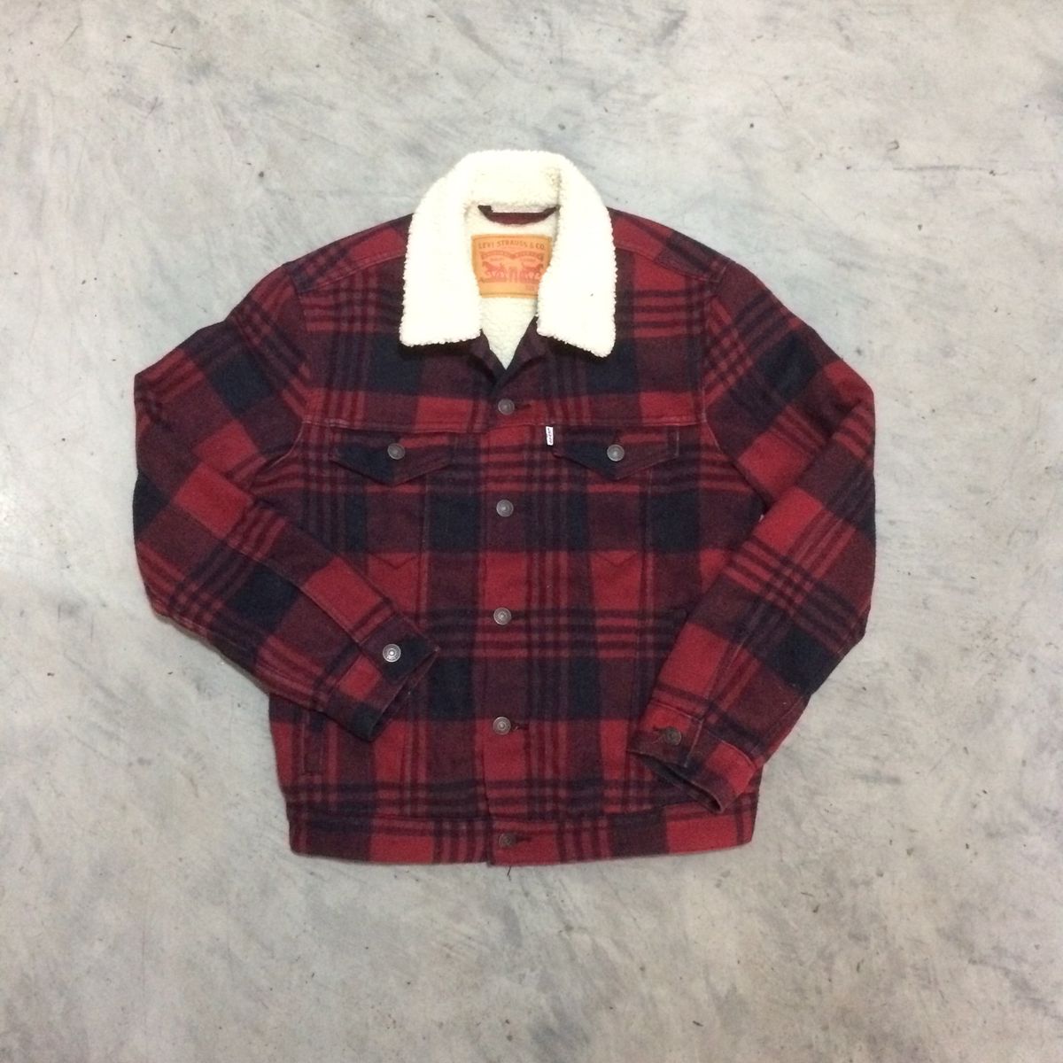 casaco quadriculado masculino