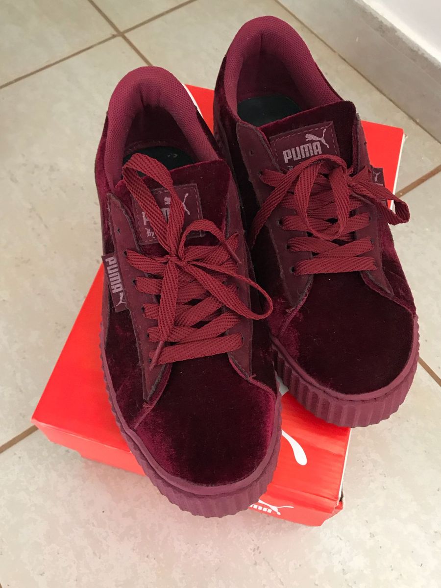 tenis puma fenty vinho