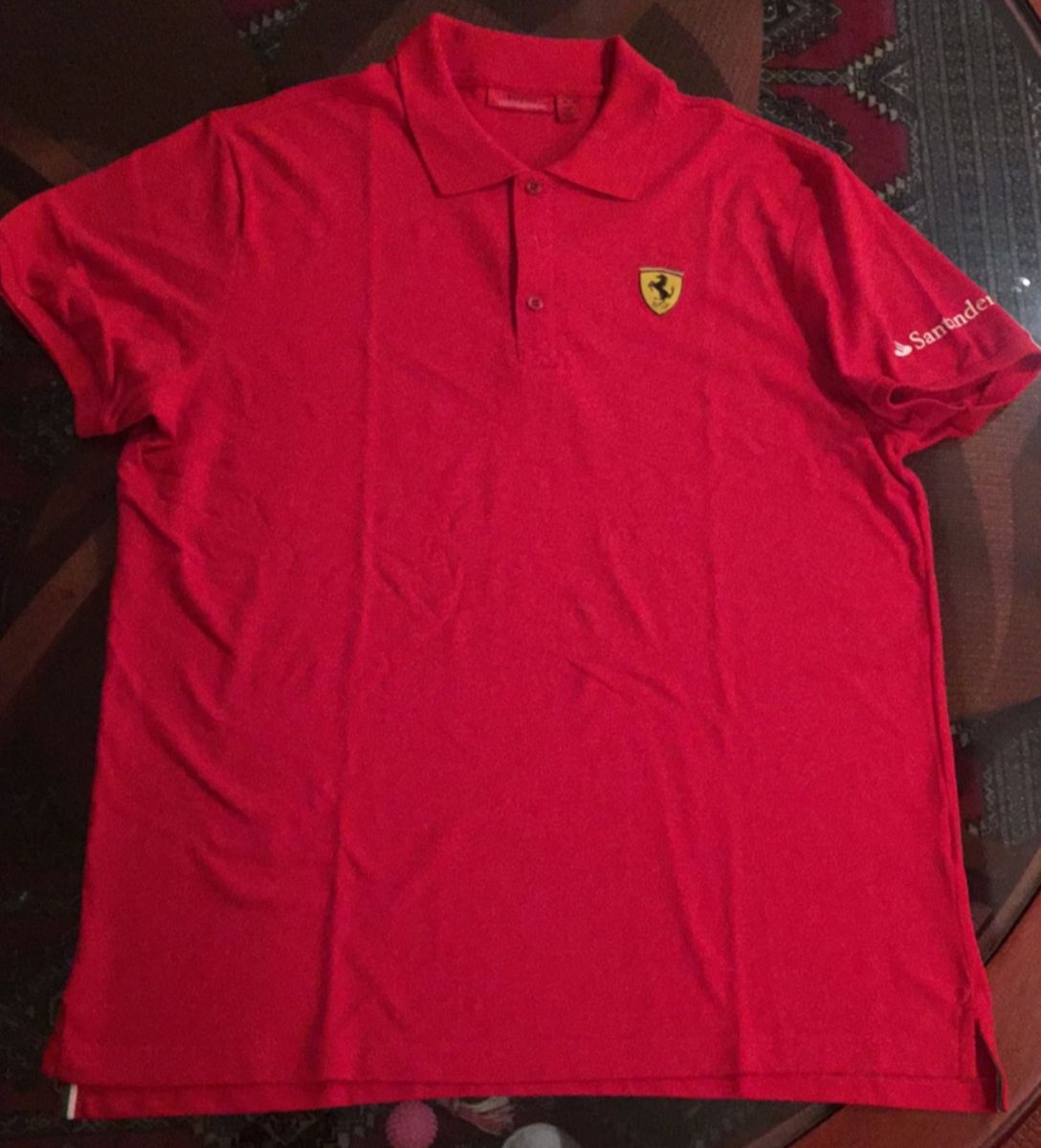 camisa polo masculina ferrari