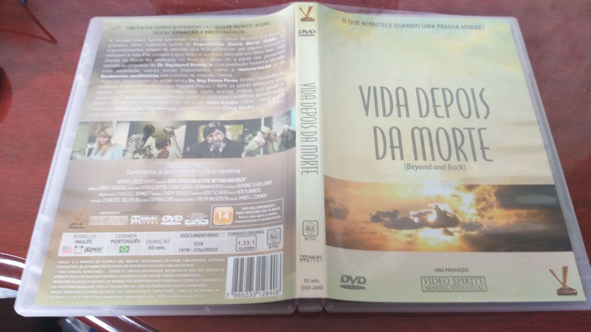 Vida Depois Da Morte Dvd Sobre Espiritismo Filme E Serie Dvd