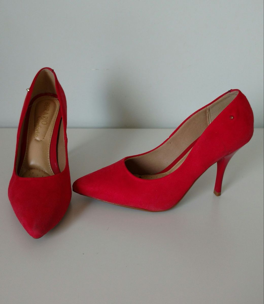 tenis beira rio conforto vermelho