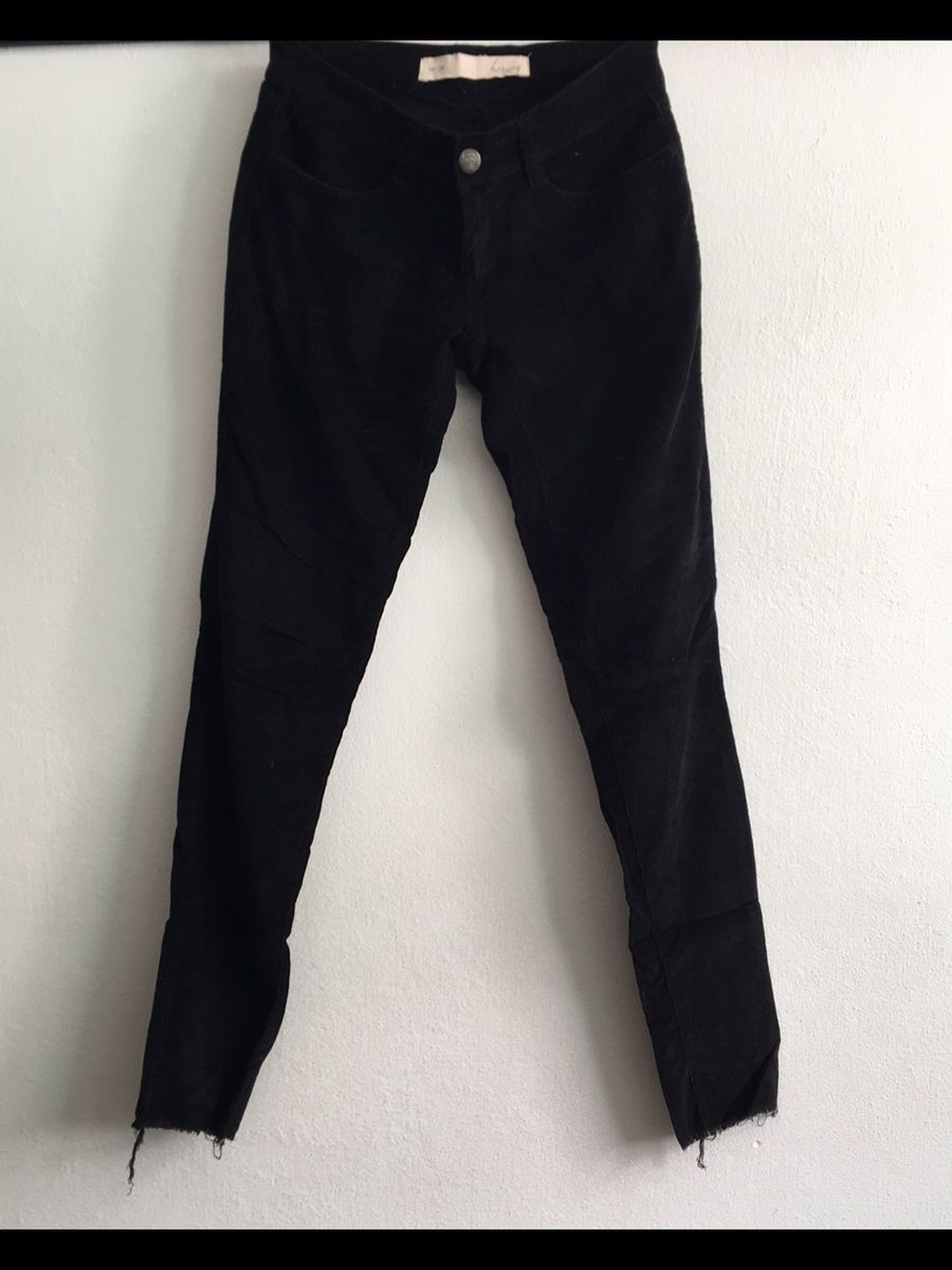 calça jeans de veludo feminina