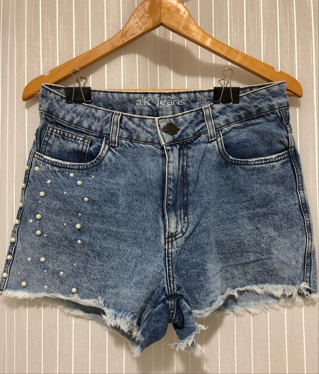 short jeans bordado