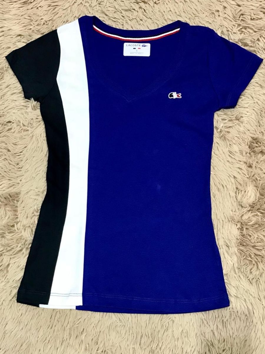 camisa lacoste original feminina