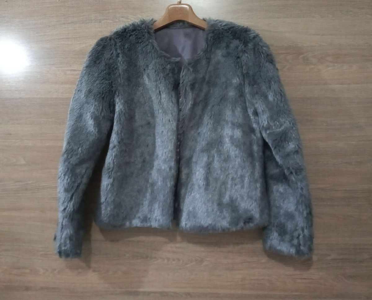 casaco feminino peludo