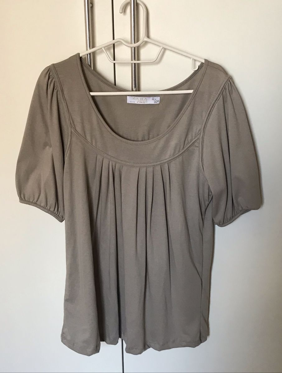 blusa estilo bata feminina