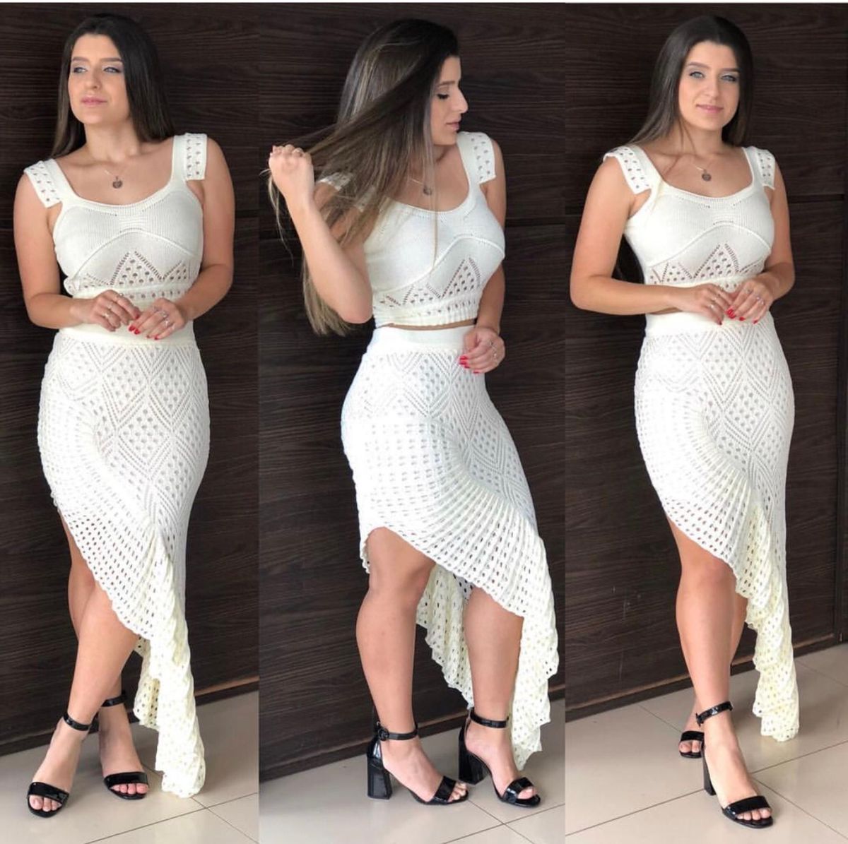 saia cropped festa