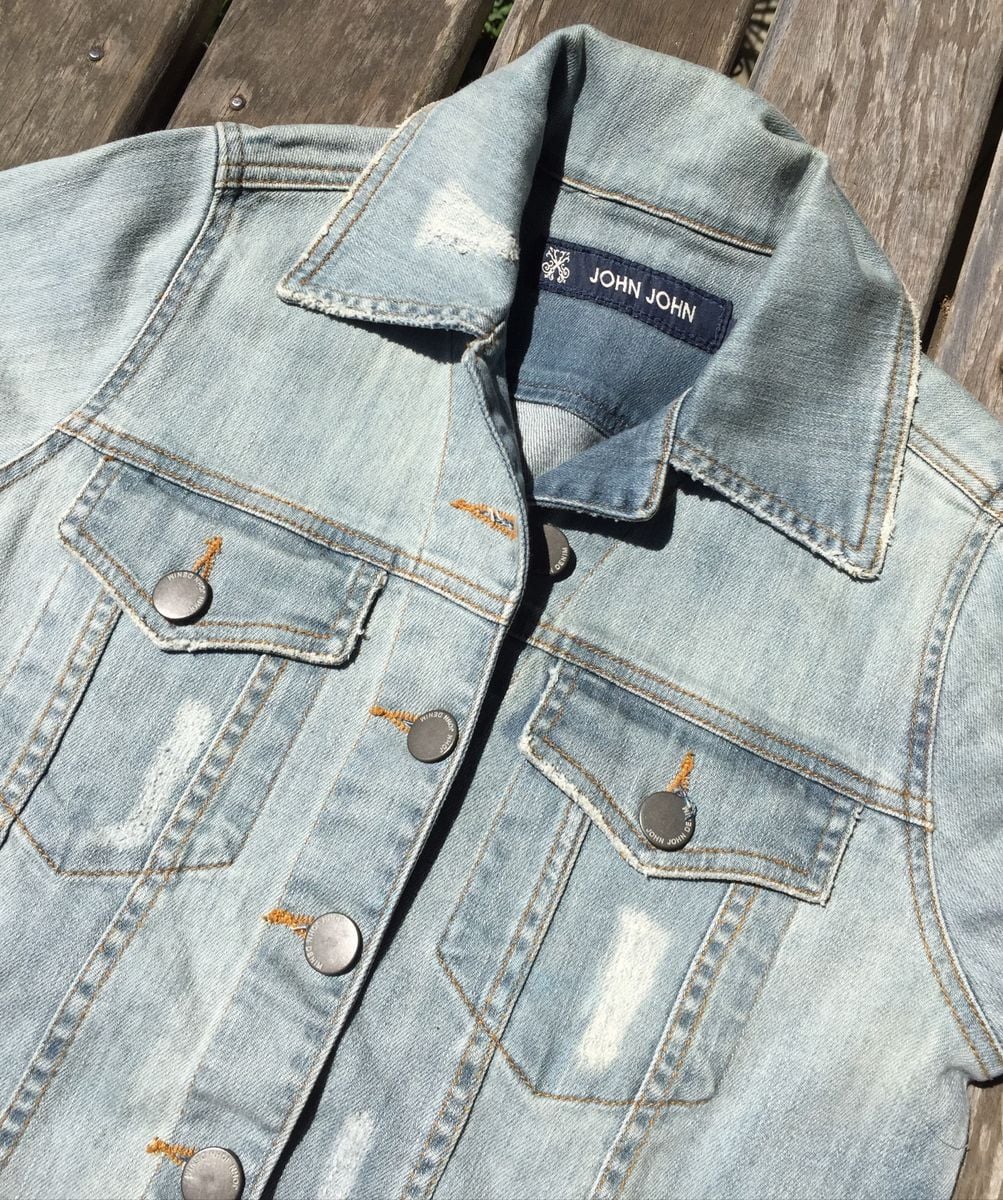 jaqueta jeans john john feminina