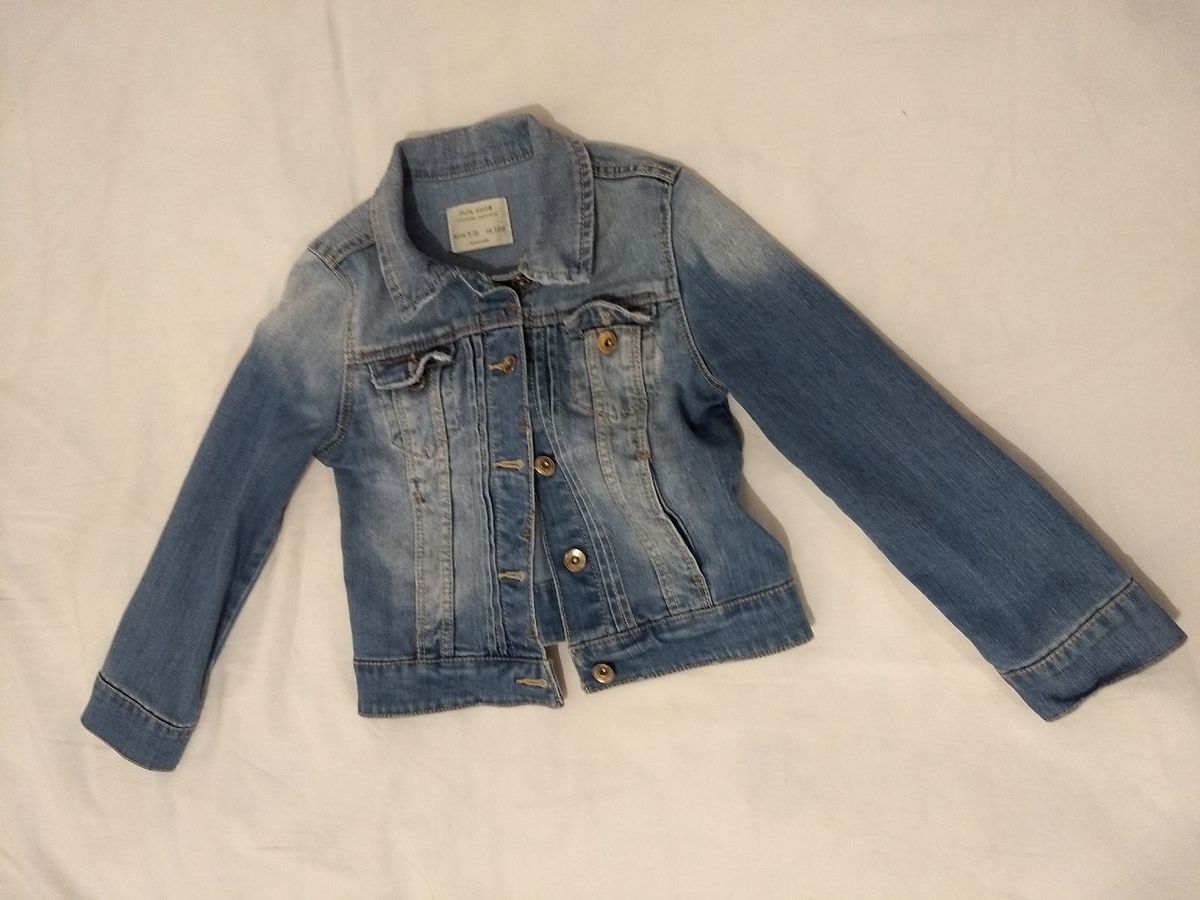 jaqueta jeans infantil feminina zara