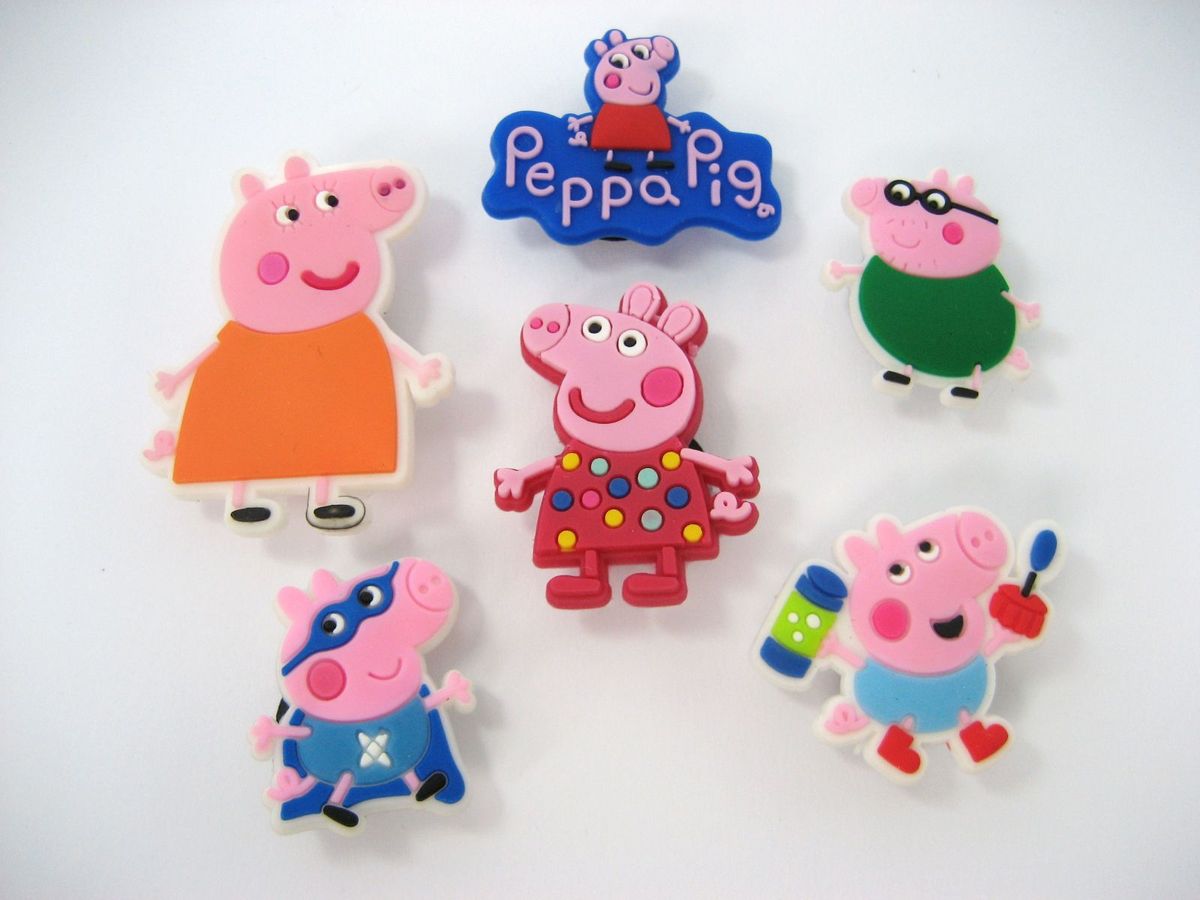 peppa pig pins for crocs