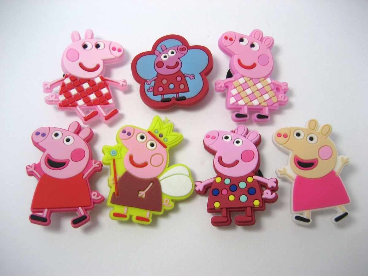 peppa pig pins for crocs