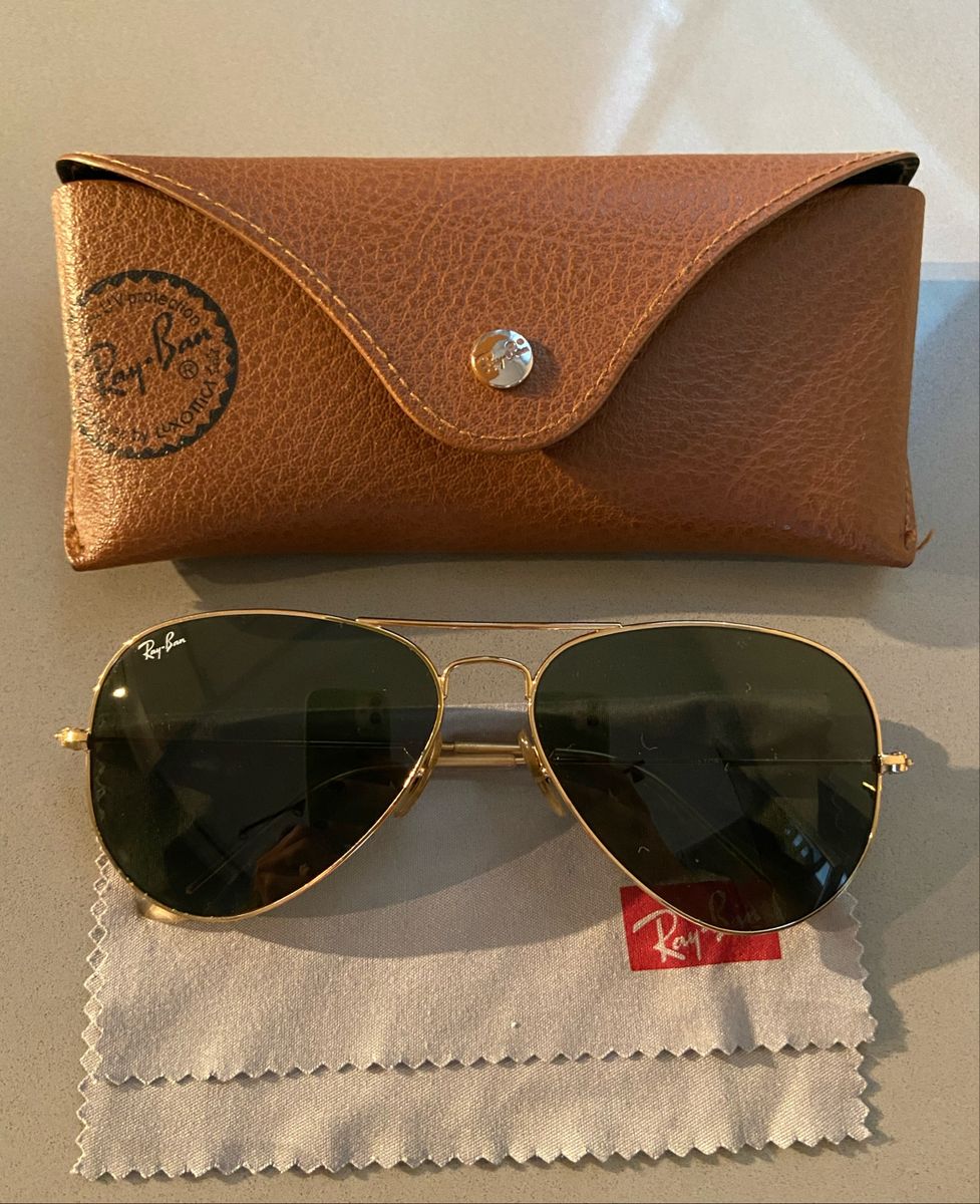 oculos ray ban aviator usado oculos ray ban aviator usado