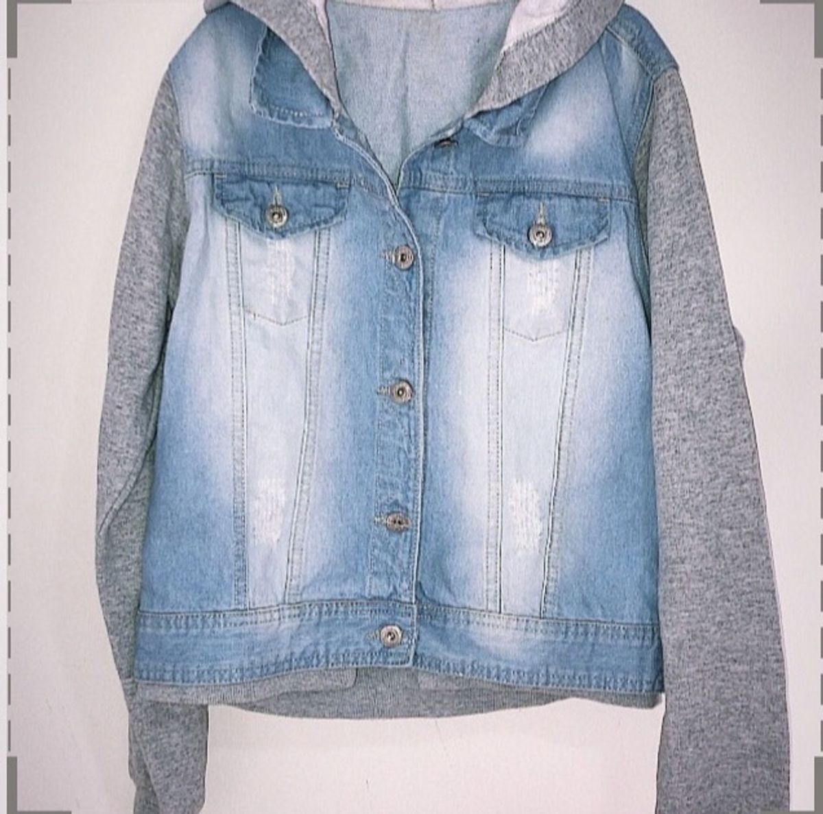 jaqueta jeans feminina codigo girl