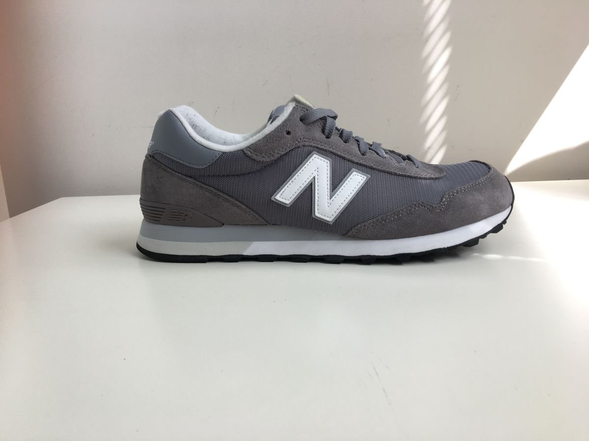 new balance 515 cinza e branco