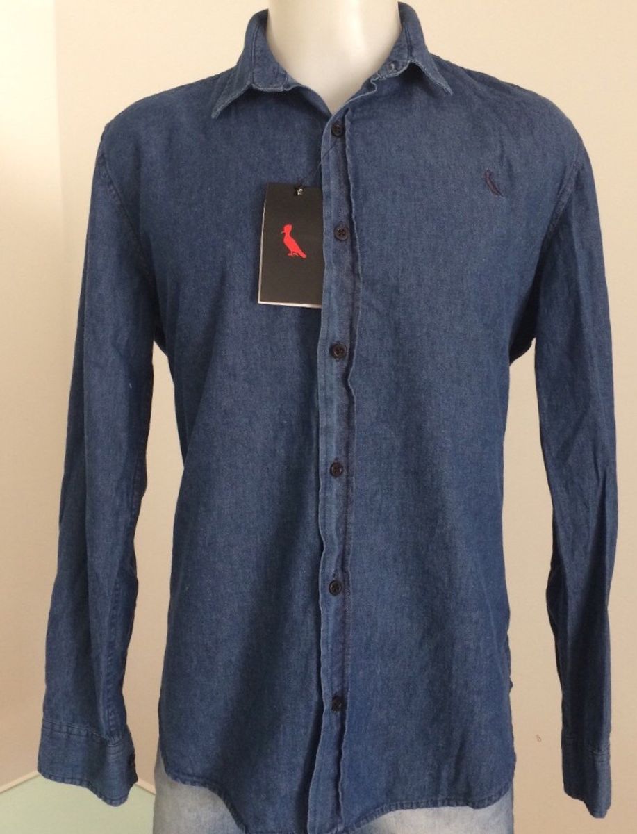 camisa social reserva jeans