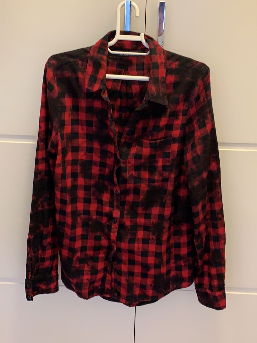 camisa xadrez na c&a