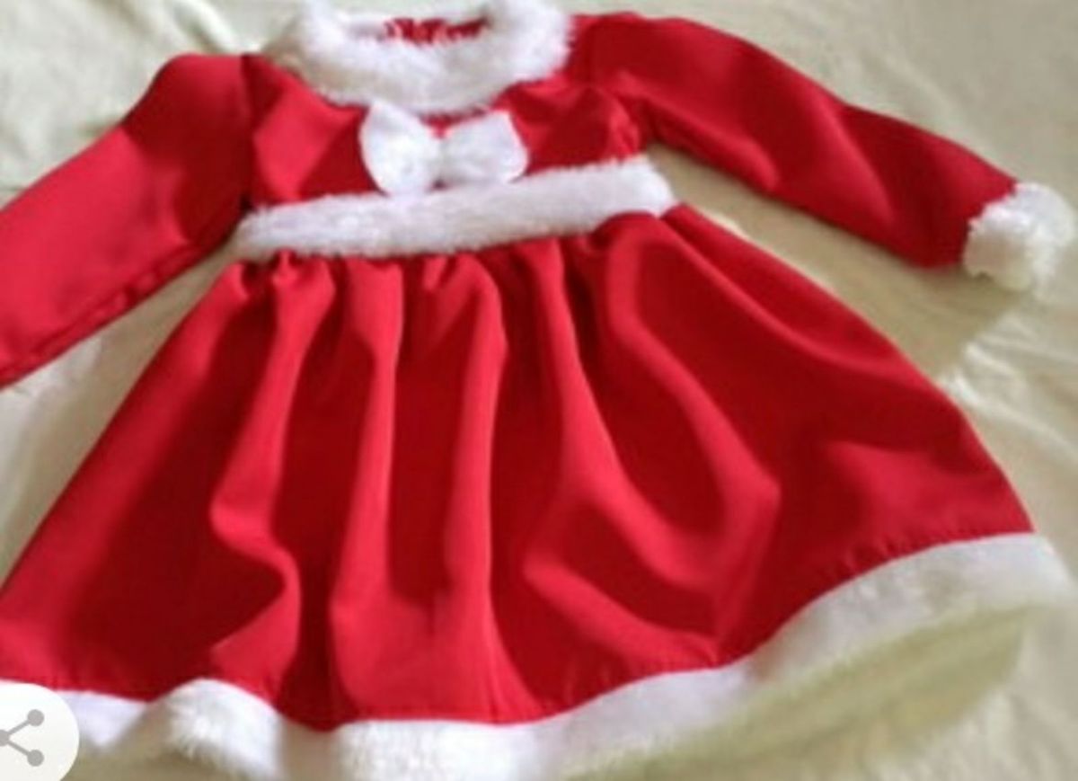 vestido natal bebê