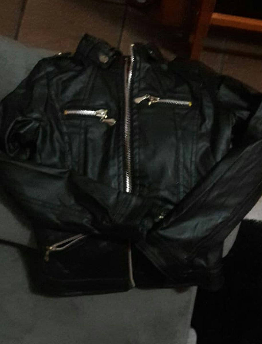 jaqueta de couro masculina besni