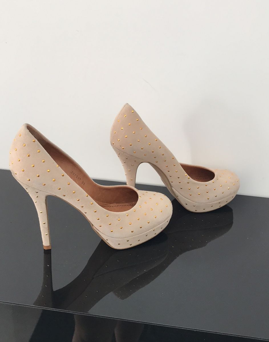 sapato nude rose