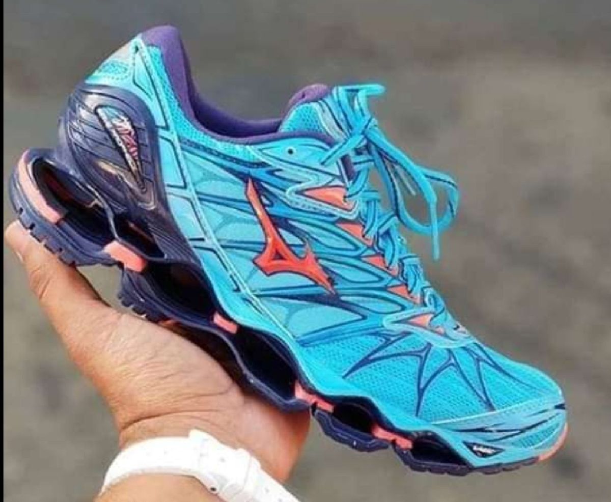 mizuno azul com laranja